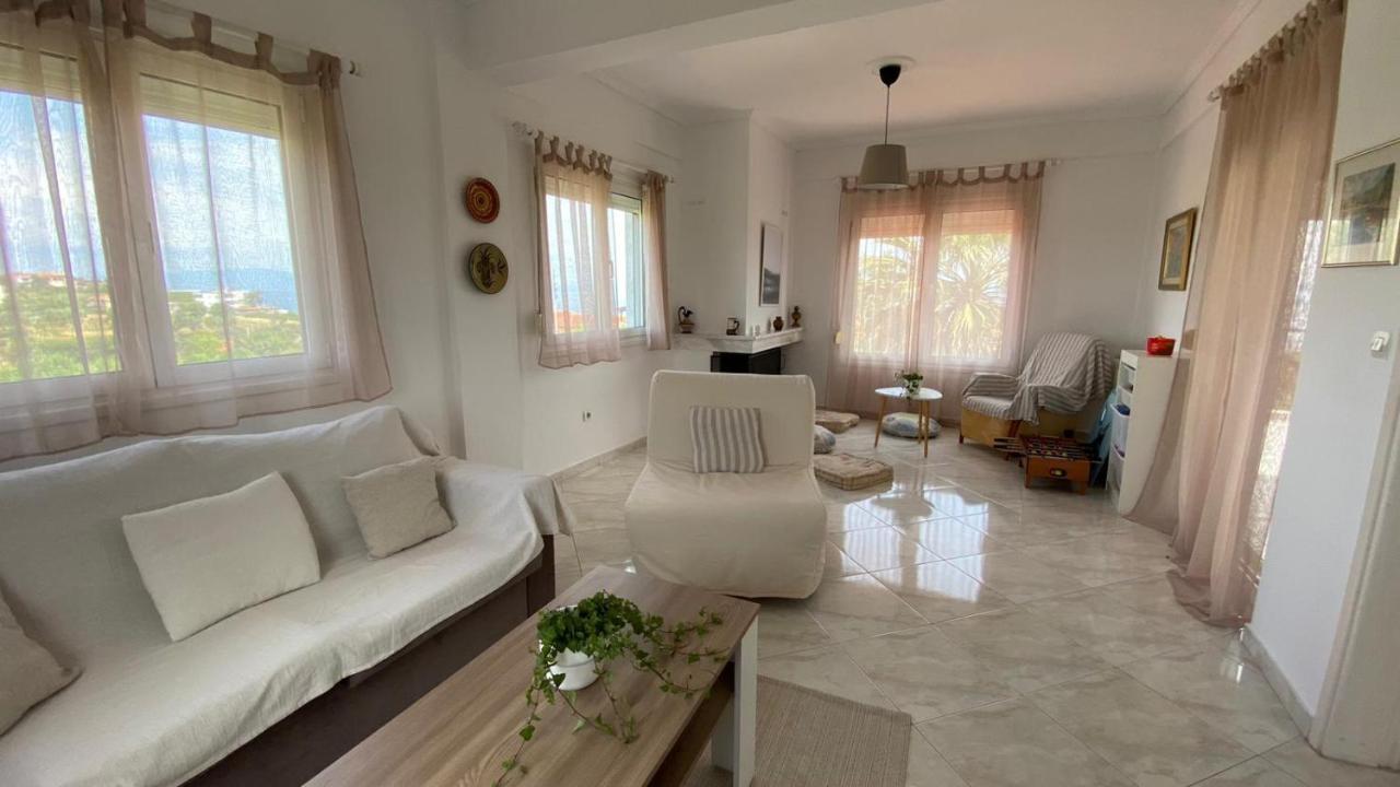 Ferienwohnung Amazing Sea View Loft, Áfitos Exterior foto