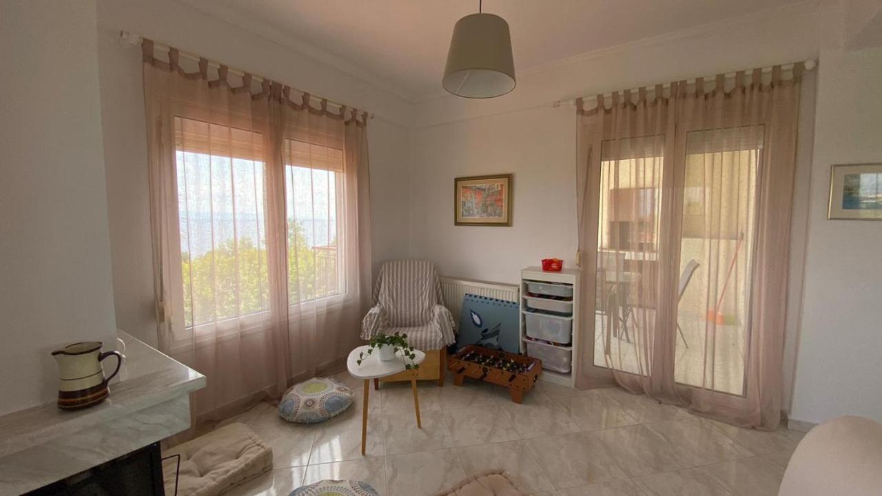 Ferienwohnung Amazing Sea View Loft, Áfitos Exterior foto