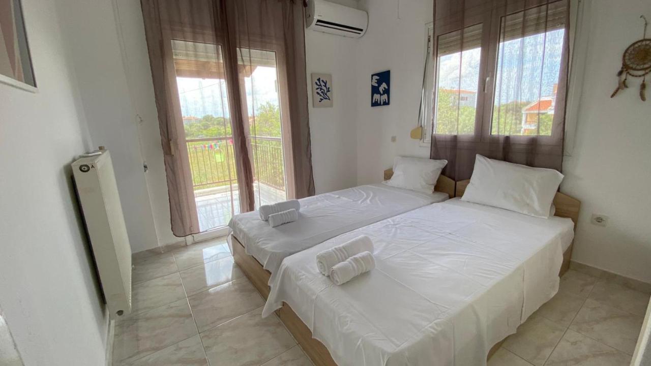 Ferienwohnung Amazing Sea View Loft, Áfitos Exterior foto