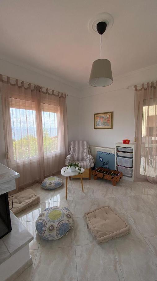 Ferienwohnung Amazing Sea View Loft, Áfitos Exterior foto