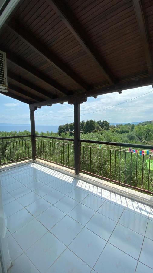 Ferienwohnung Amazing Sea View Loft, Áfitos Exterior foto