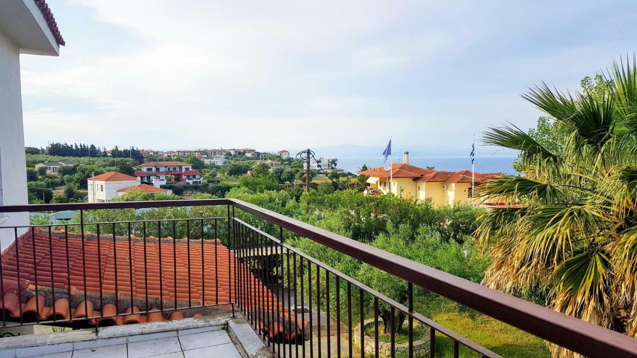 Ferienwohnung Amazing Sea View Loft, Áfitos Exterior foto